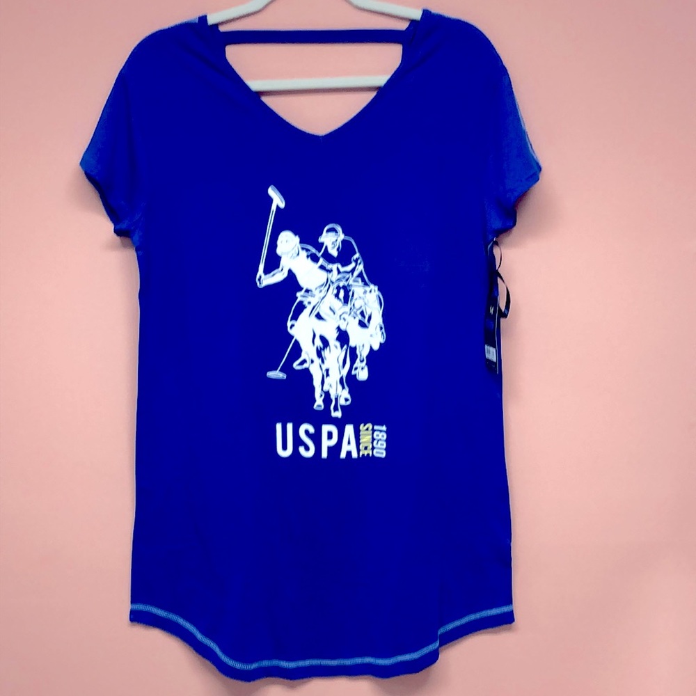 🆕US Polo Assn. cobalt blue night shirt